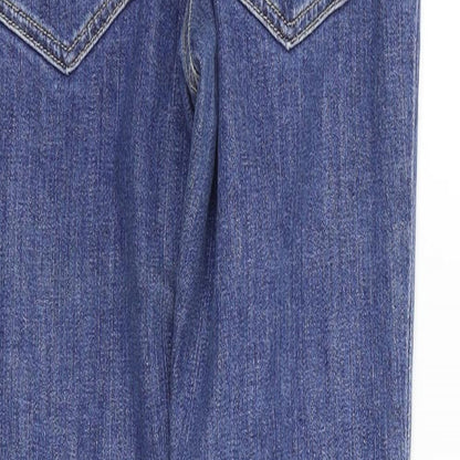 ASOS Womens Blue   Straight Jeans Size S L28 in