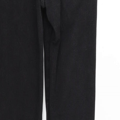 Miss Selfridge Womens Black   Trousers  Size 8 L27 in