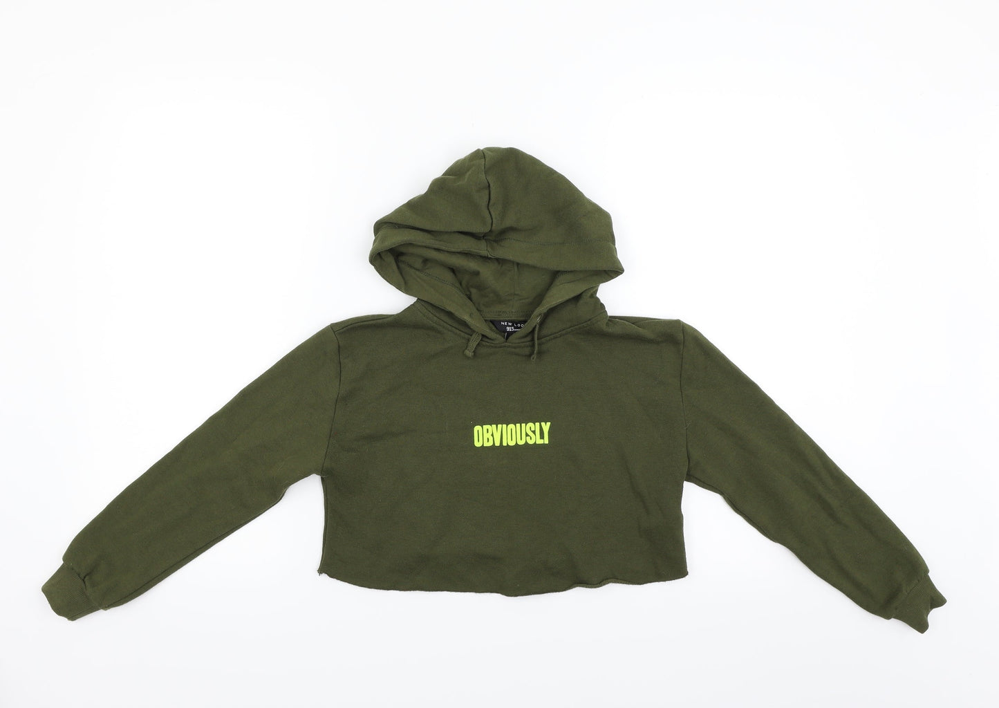 New Look Girls Green   Pullover Hoodie Size 9 Years