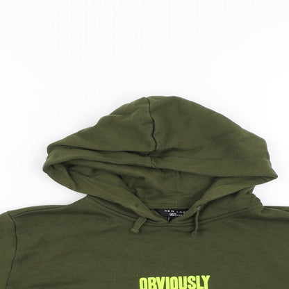 New Look Girls Green   Pullover Hoodie Size 9 Years