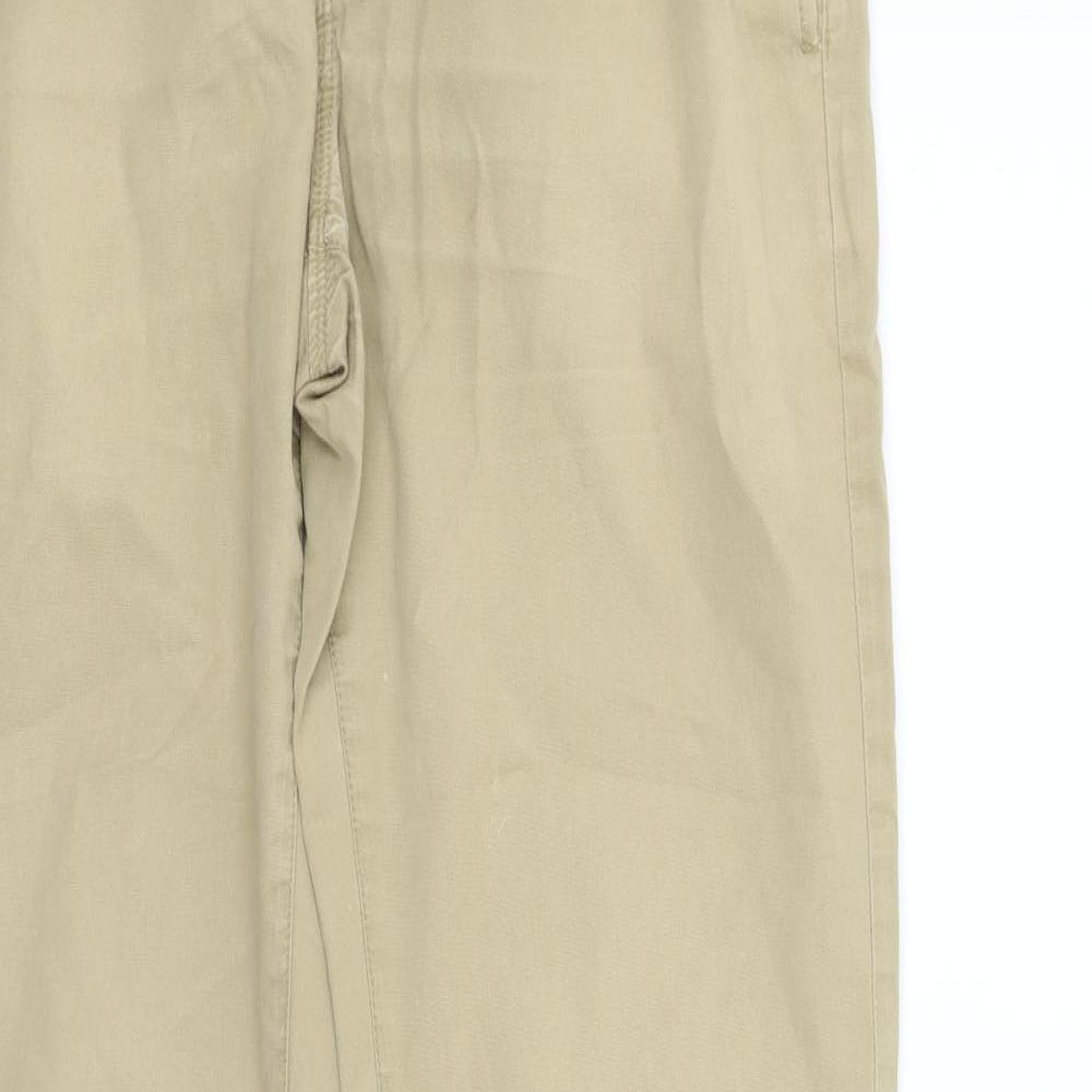 Womens UK Size M River Island Regular Fit  Beige Trousers