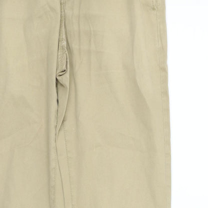 Womens UK Size M River Island Regular Fit  Beige Trousers