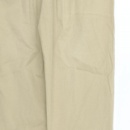 Womens UK Size M River Island Regular Fit  Beige Trousers