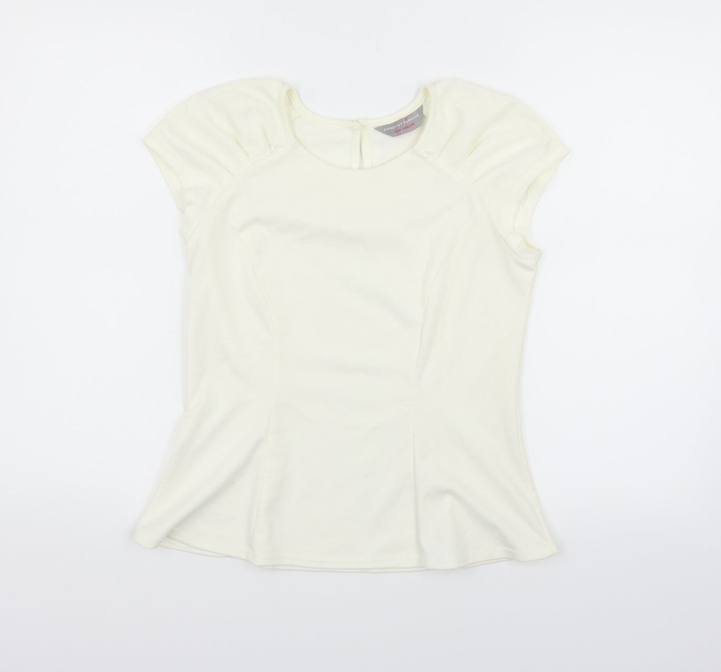 Dorothy Perkins Womens White   Basic T-Shirt Size 12