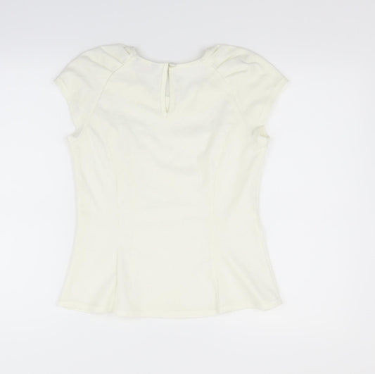 Dorothy Perkins Womens White   Basic T-Shirt Size 12