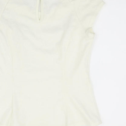Dorothy Perkins Womens White   Basic T-Shirt Size 12
