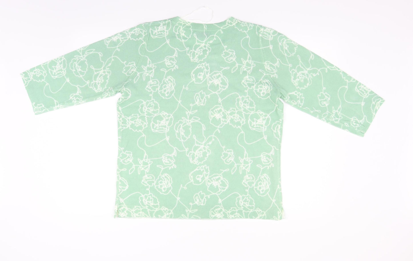 Papaya Womens Green   Henley Jumper Size 16