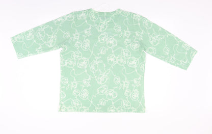 Papaya Womens Green   Henley Jumper Size 16