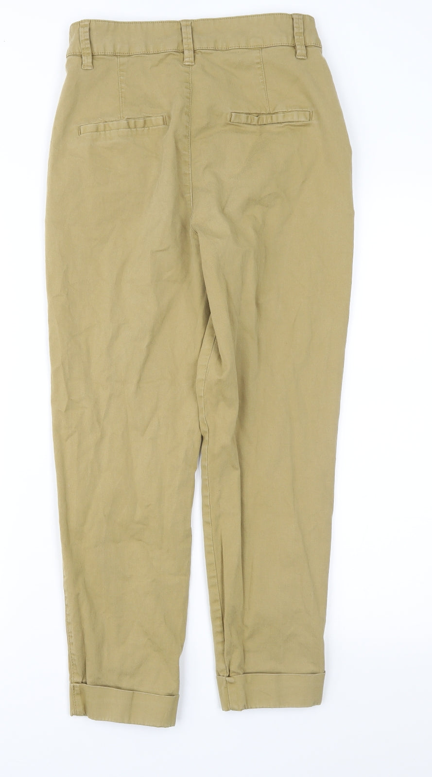 Bershka Womens Brown   Chino Trousers Size 6 L23 in