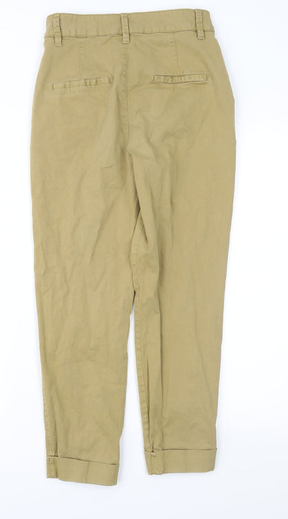 Bershka Womens Brown   Chino Trousers Size 6 L23 in