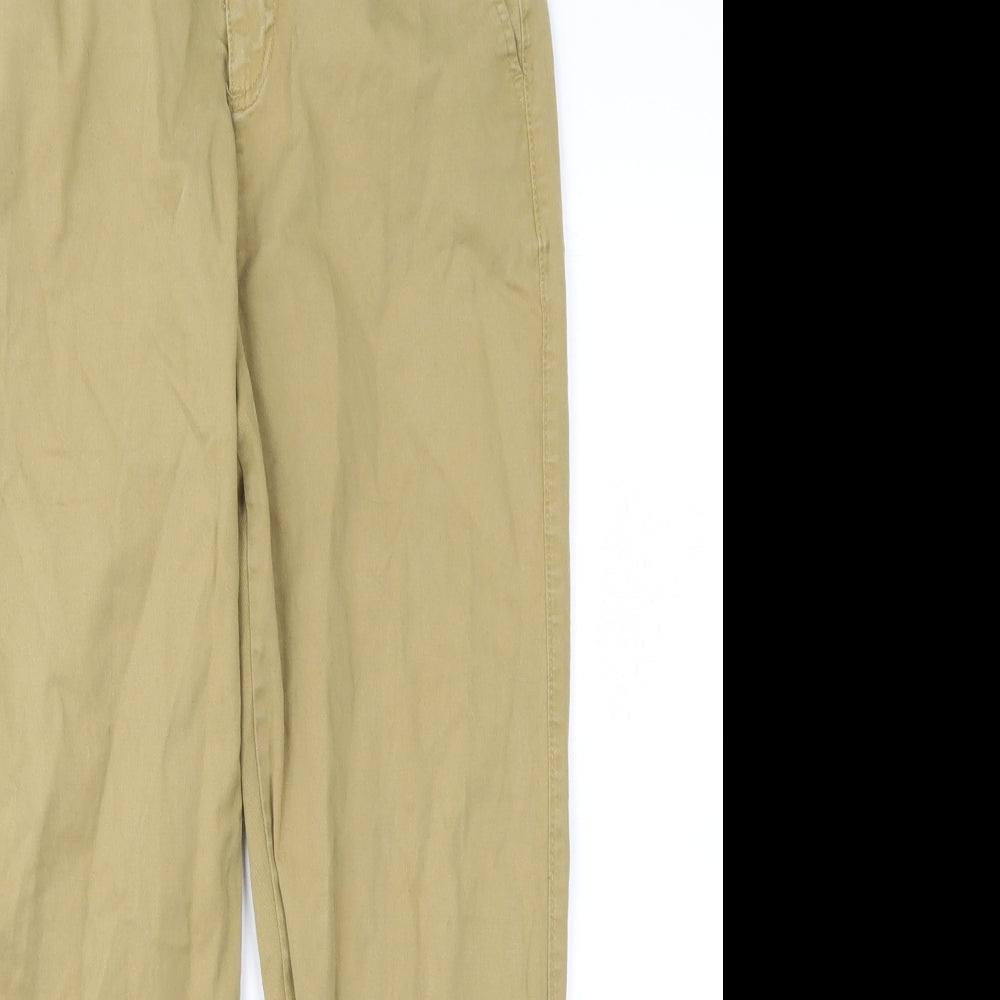 Bershka Womens Brown   Chino Trousers Size 6 L23 in