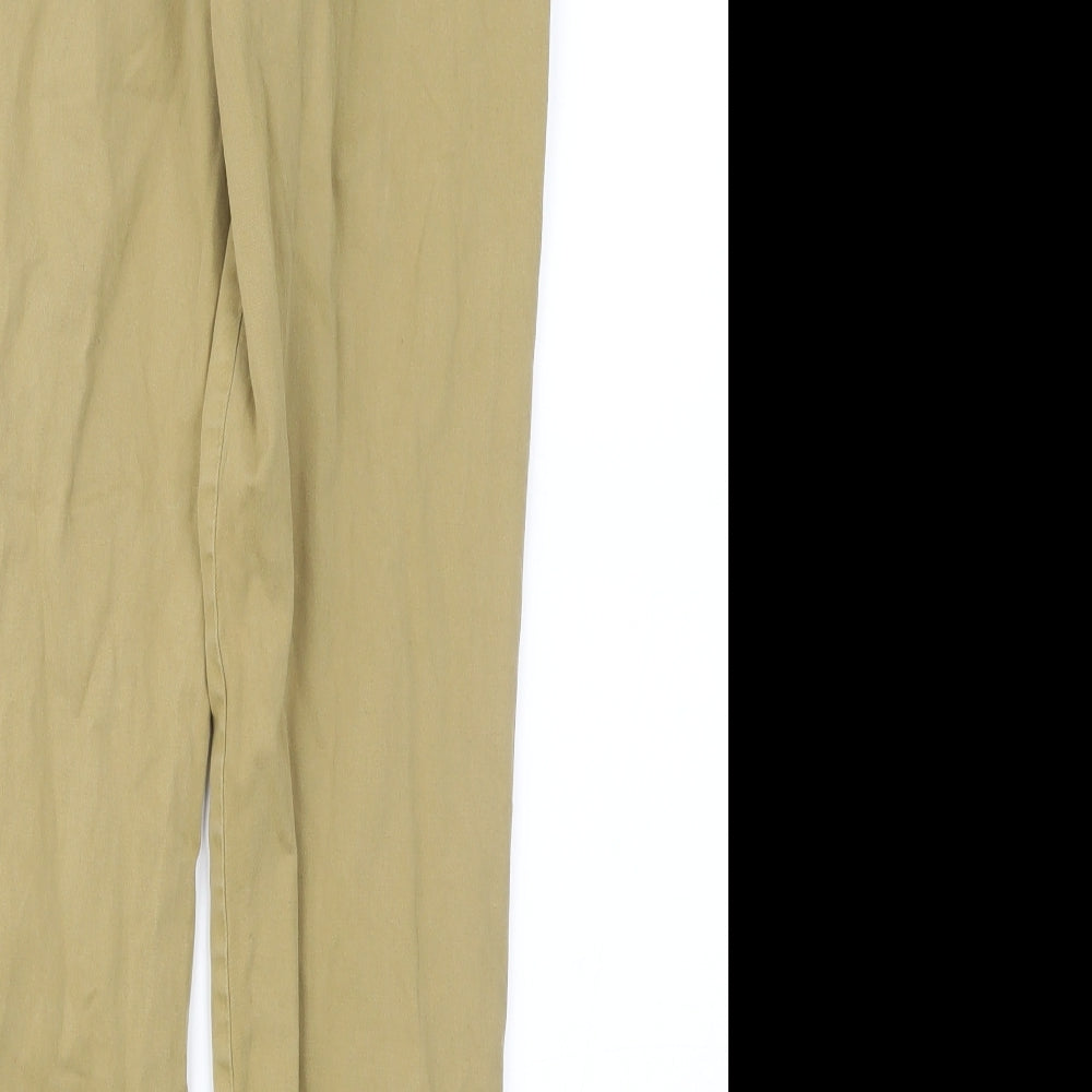 Bershka Womens Brown   Chino Trousers Size 6 L23 in