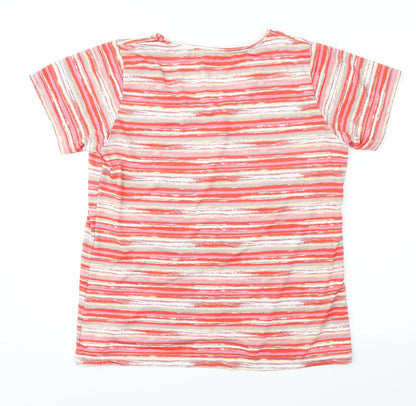 Alexara Womens Pink Geometric  Basic Blouse Size 16