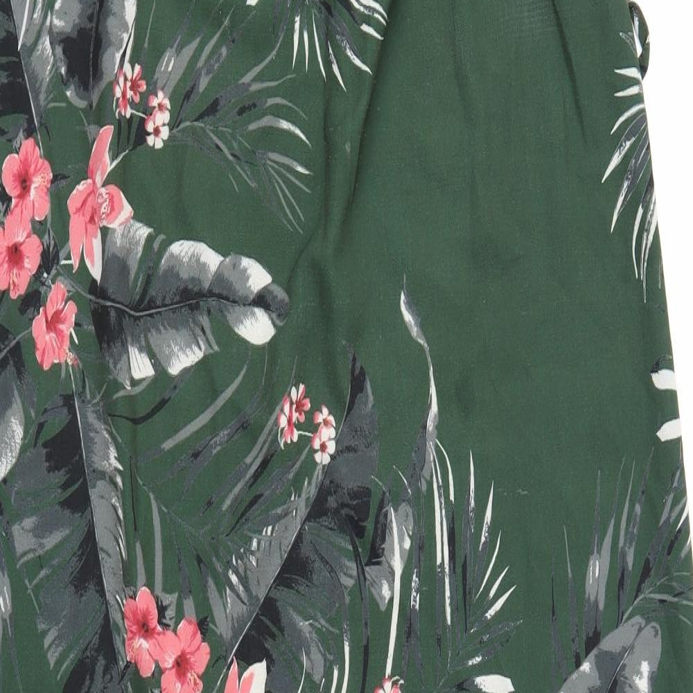 Select Womens Green Floral  Maxi  Size 12