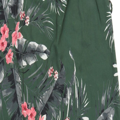 Select Womens Green Floral  Maxi  Size 12
