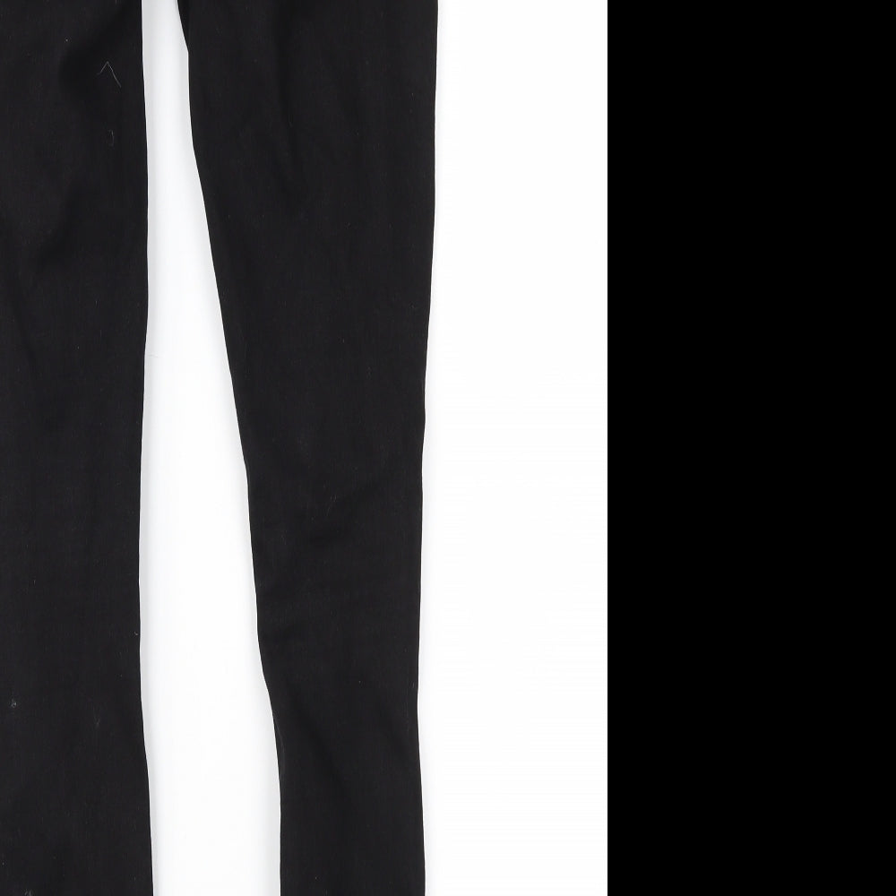 Denim & Co. Womens Black  Denim Skinny Jeans Size 6 L29 in