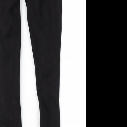 Denim & Co. Womens Black  Denim Skinny Jeans Size 6 L29 in