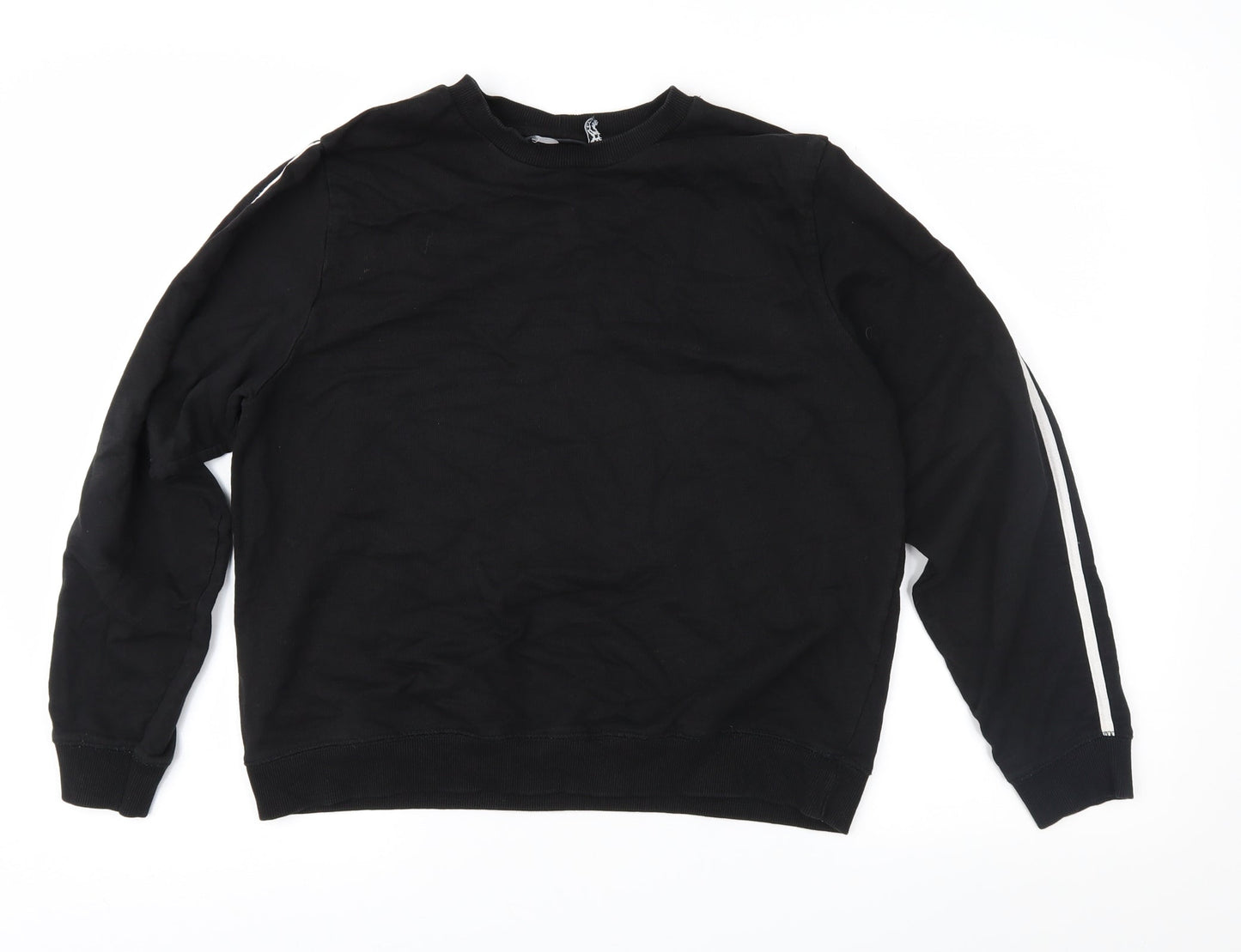 Womens UK Size 14 ASOS Black Pullover Sweatshirt