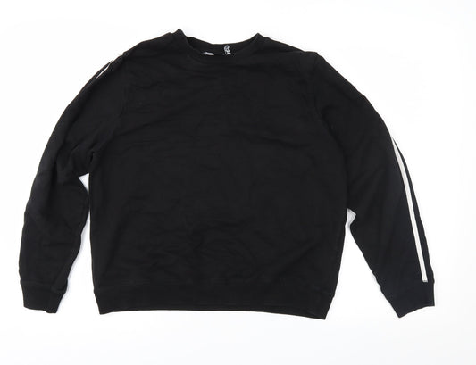 Womens UK Size 14 ASOS Black Pullover Sweatshirt