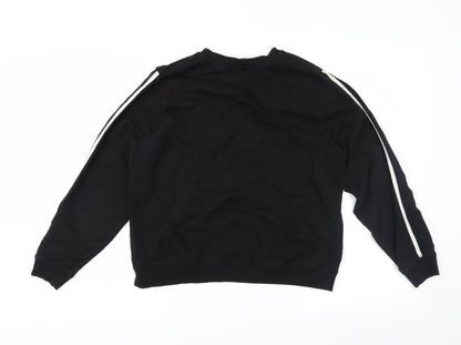 Womens UK Size 14 ASOS Black Pullover Sweatshirt