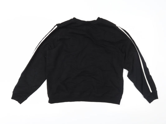 Womens UK Size 14 ASOS Black Pullover Sweatshirt