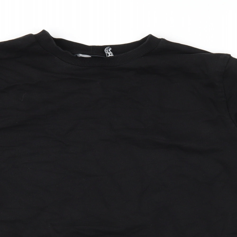 Womens UK Size 14 ASOS Black Pullover Sweatshirt