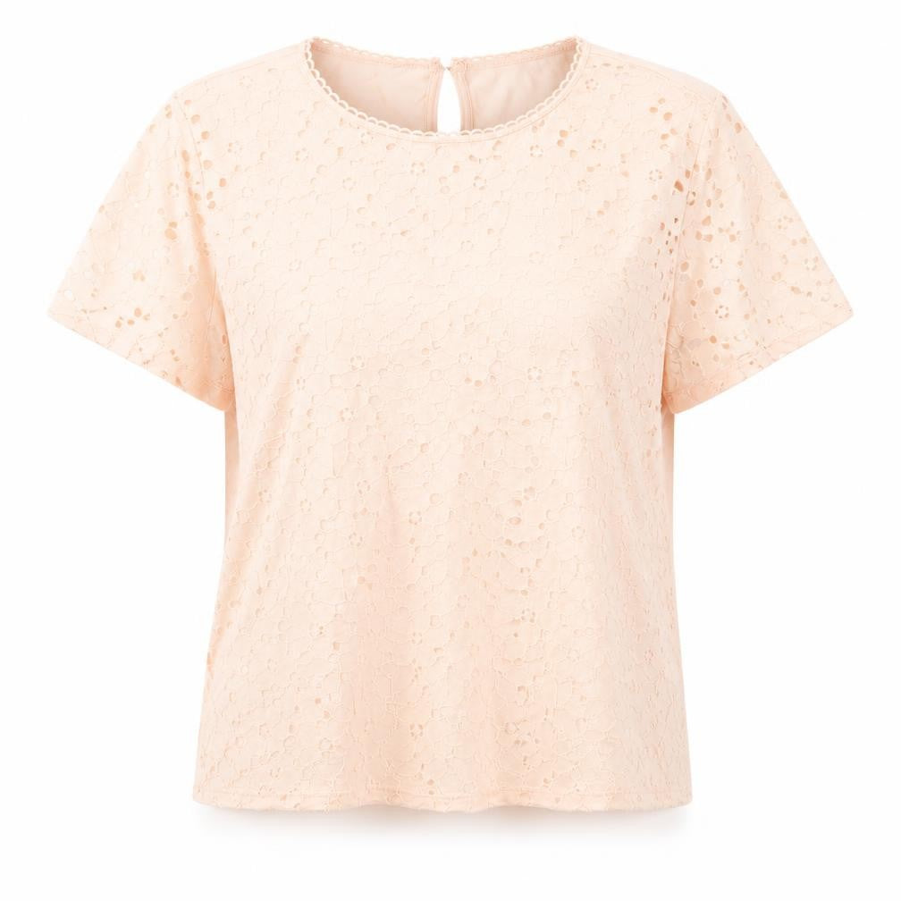 Womens UK Size 16 Dorothy Perkins Pink Basic T-Shirt