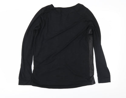 Womens UK Size 8 NEXT Black Basic Blouse