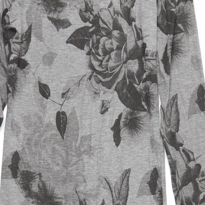 NEXT Womens Grey Floral  Sheath  Size 10