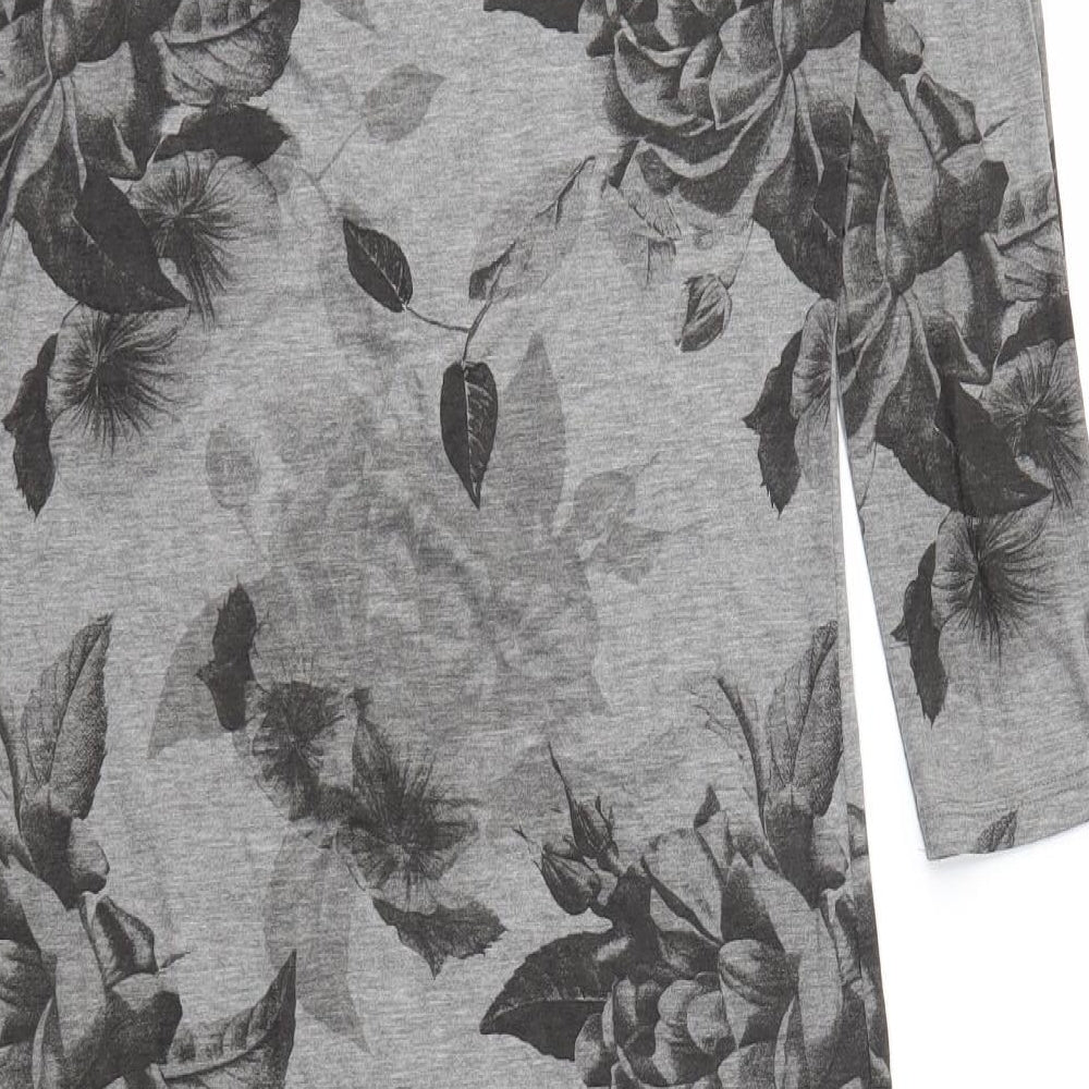 NEXT Womens Grey Floral  Sheath  Size 10