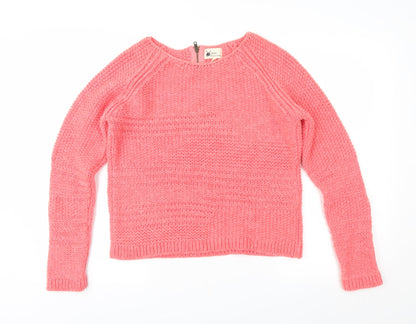 NEXT Womens Pink  Knit Pullover Jumper Size M