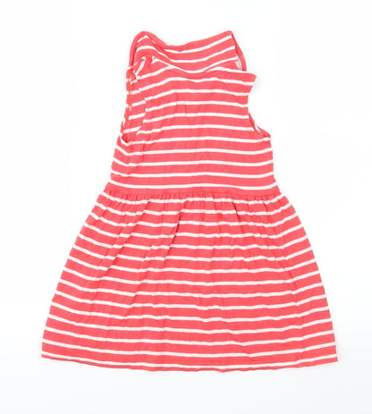 NEXT Girls Red Striped Jersey Fit & Flare  Size 18-24 Months