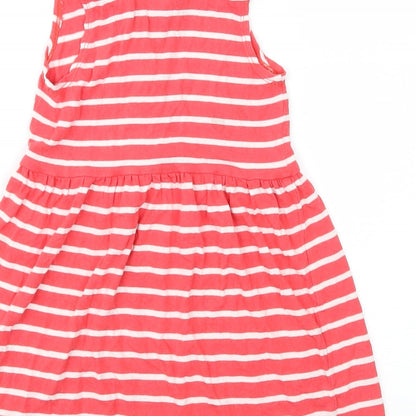 NEXT Girls Red Striped Jersey Fit & Flare  Size 18-24 Months