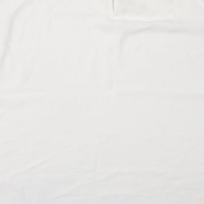 Womens UK Size 16 Blue Chameleon White Basic Blouse