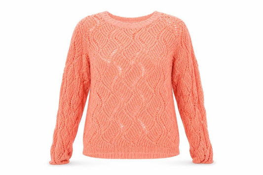 Atmosphere Womens Orange  Knit Pullover Jumper Size 12