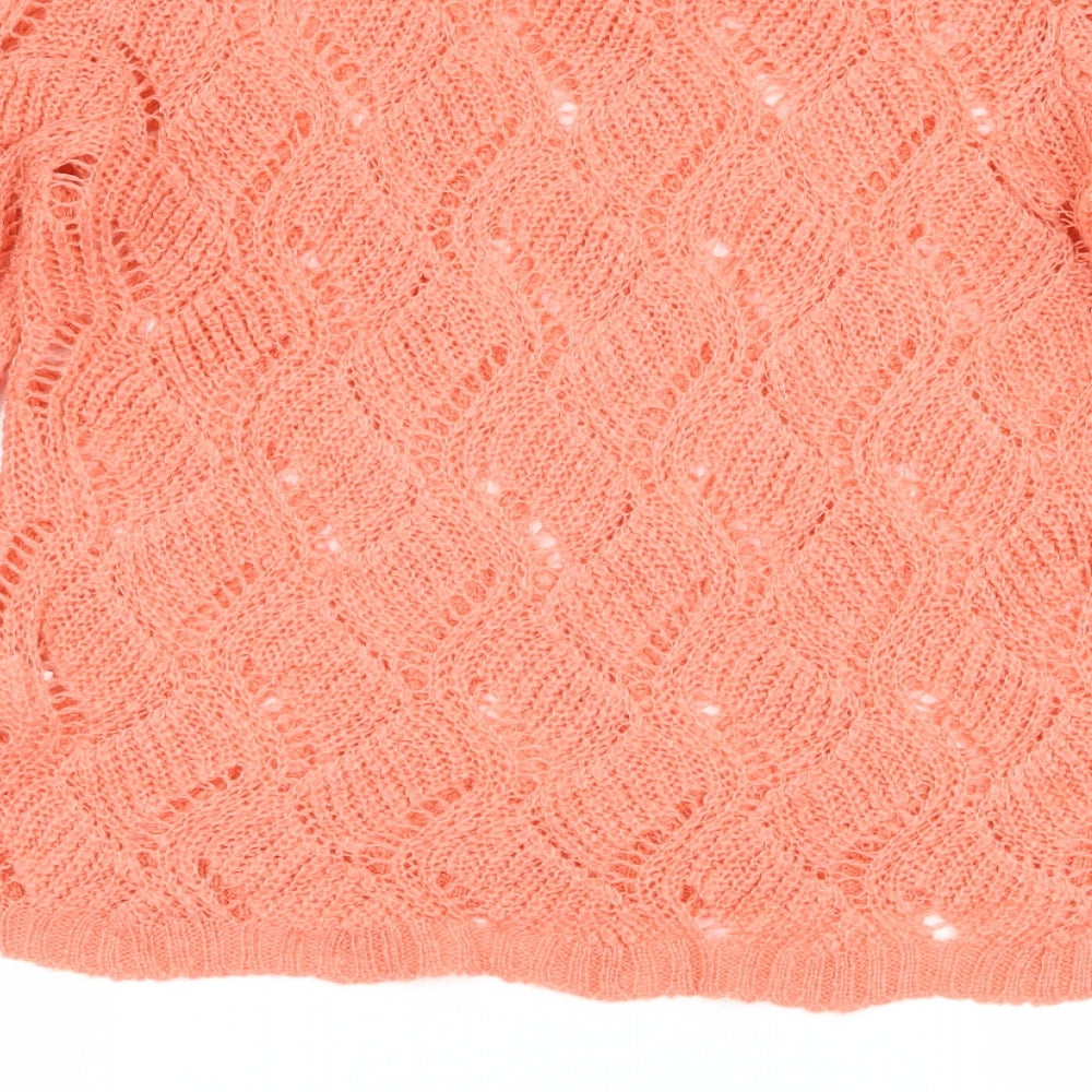 Atmopshere Womens Orange  Knit Pullover Jumper Size 12