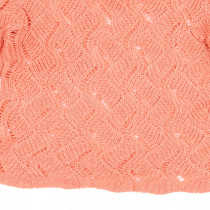 Atmopshere Womens Orange  Knit Pullover Jumper Size 12