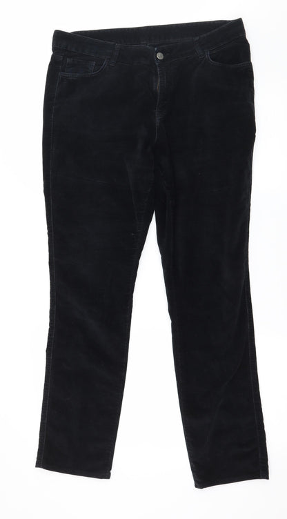 Womens UK Size 36 in Phase Eight Regular Fit  Black Trousers