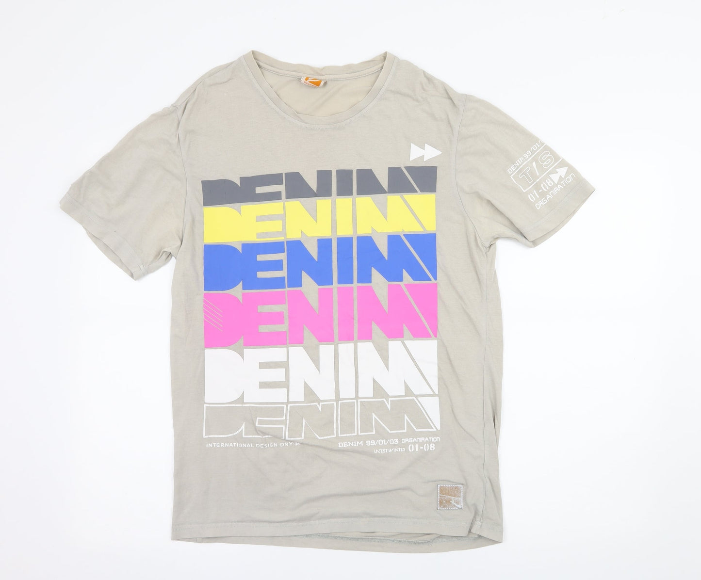 Divaldi Wear Mens Green  Jersey  T-Shirt Size M  - Denim