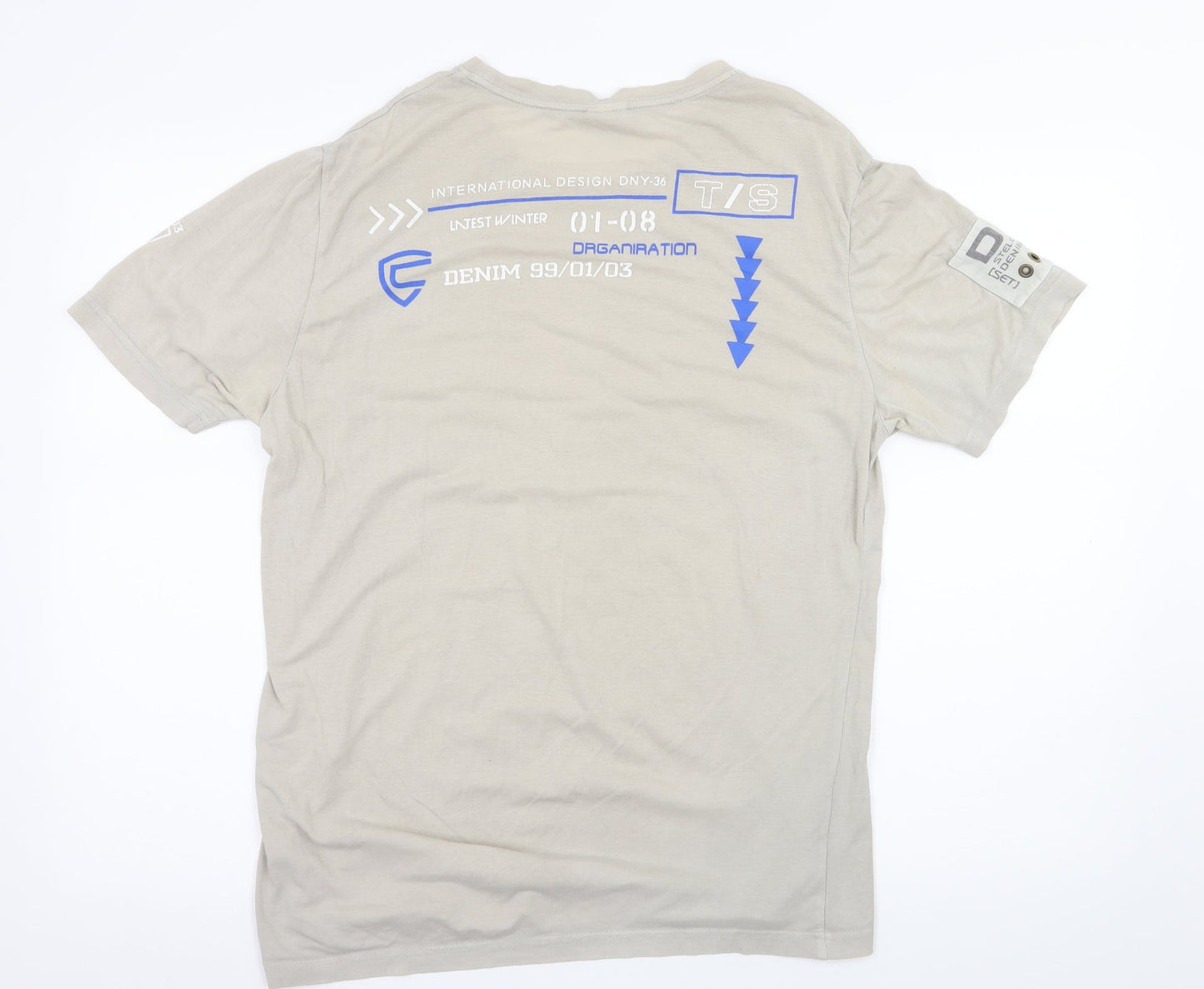 Divaldi Wear Mens Green  Jersey  T-Shirt Size M  - Denim