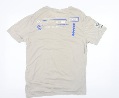 Divaldi Wear Mens Green  Jersey  T-Shirt Size M  - Denim