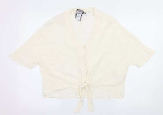 Primark Womens Ivory   Basic Blouse Size 6