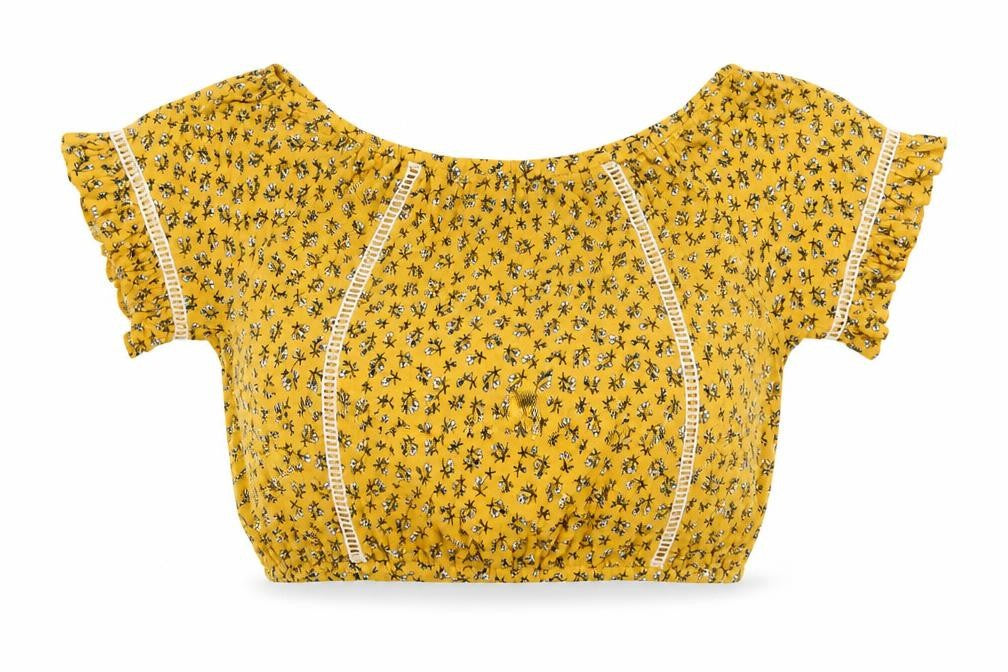 Womens UK Size 18 New Look Yellow Basic Blouse
