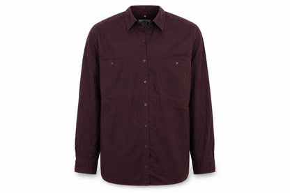 Mens UK Size L H&M Red  Button-Up Long Sleeve Casual Shirt