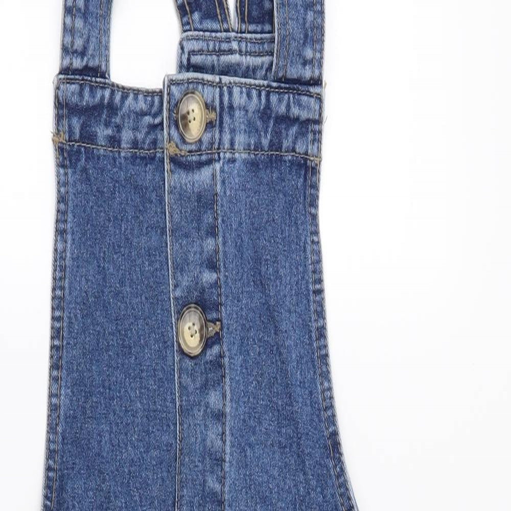 Denim CO Womens Blue   Pinafore/Dungaree Dress  Size 6