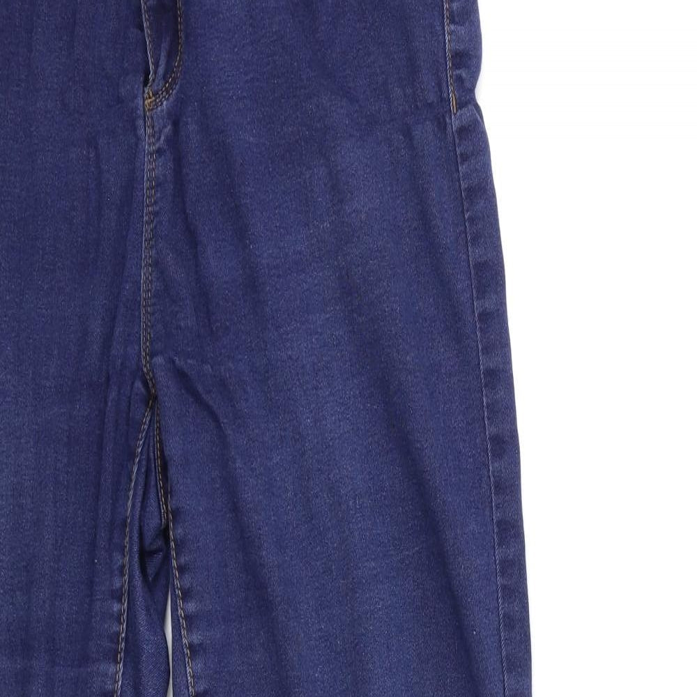 Denim & Co. Womens Blue  Denim Skinny Jeans Size 14 L23 in