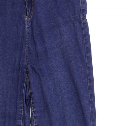 Denim & Co. Womens Blue  Denim Skinny Jeans Size 14 L23 in