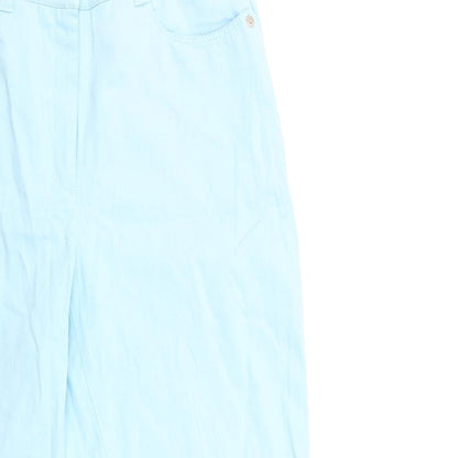GETER HAHM Womens Blue  Denim Straight Jeans Size 14 L25 in