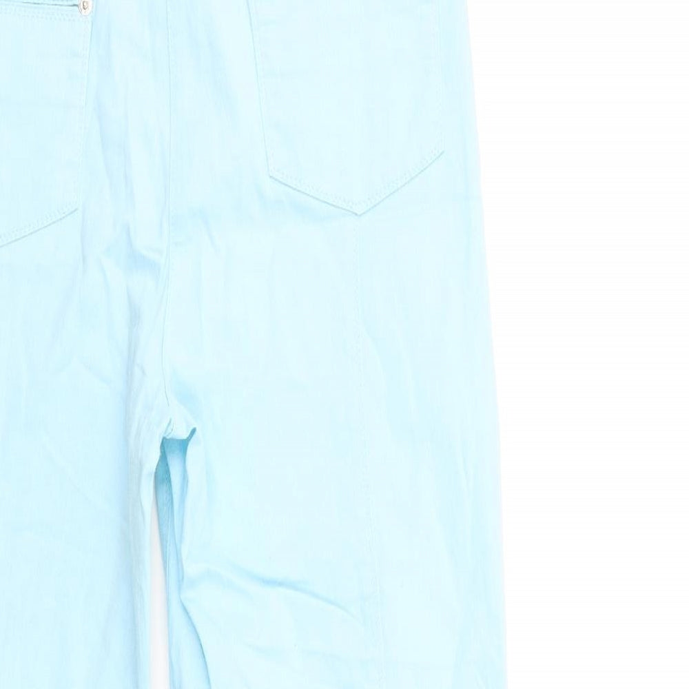 GETER HAHM Womens Blue  Denim Straight Jeans Size 14 L25 in