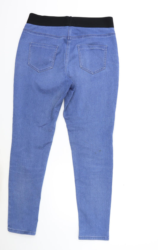 Bonmarché Womens Blue  Denim Skinny Jeans Size 14 L29 in